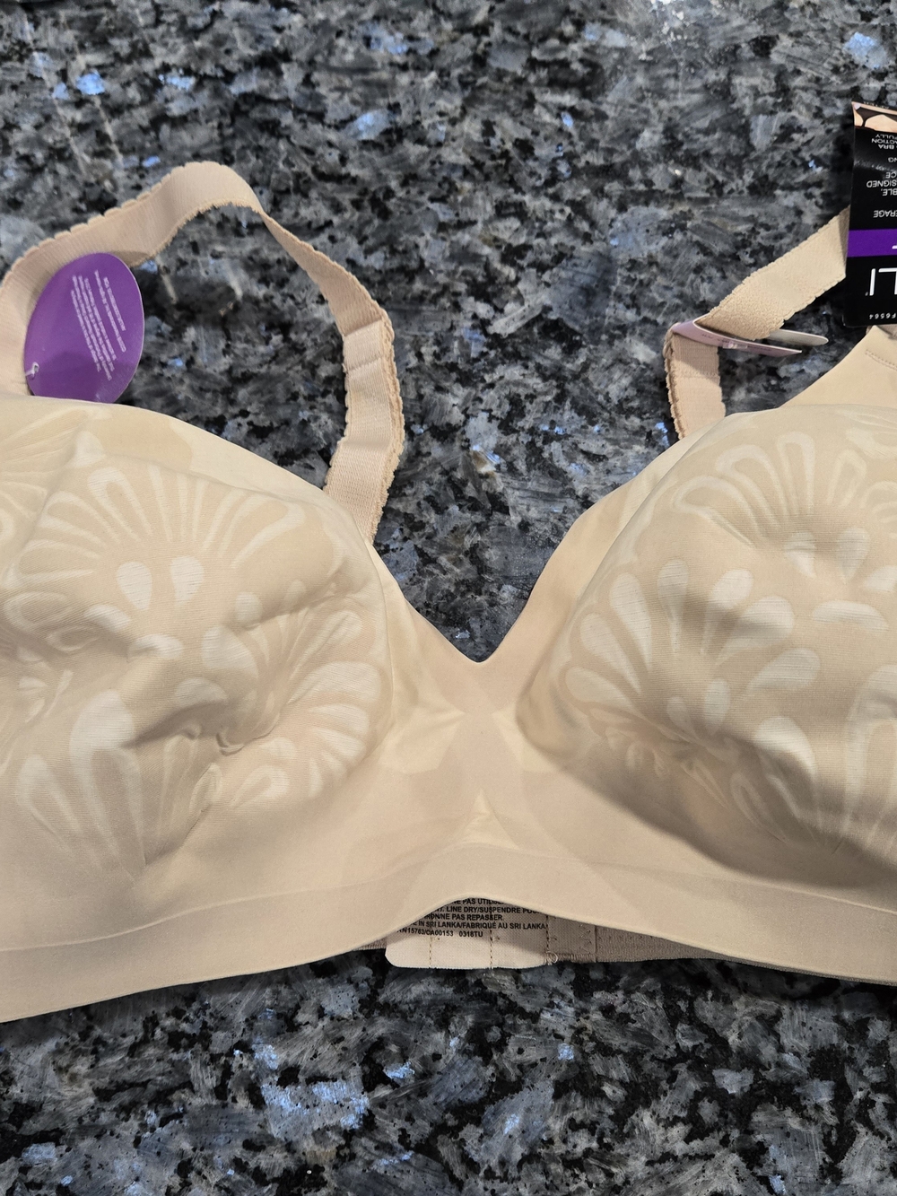 Bali Nude Decorative Seamless Wireless Bra